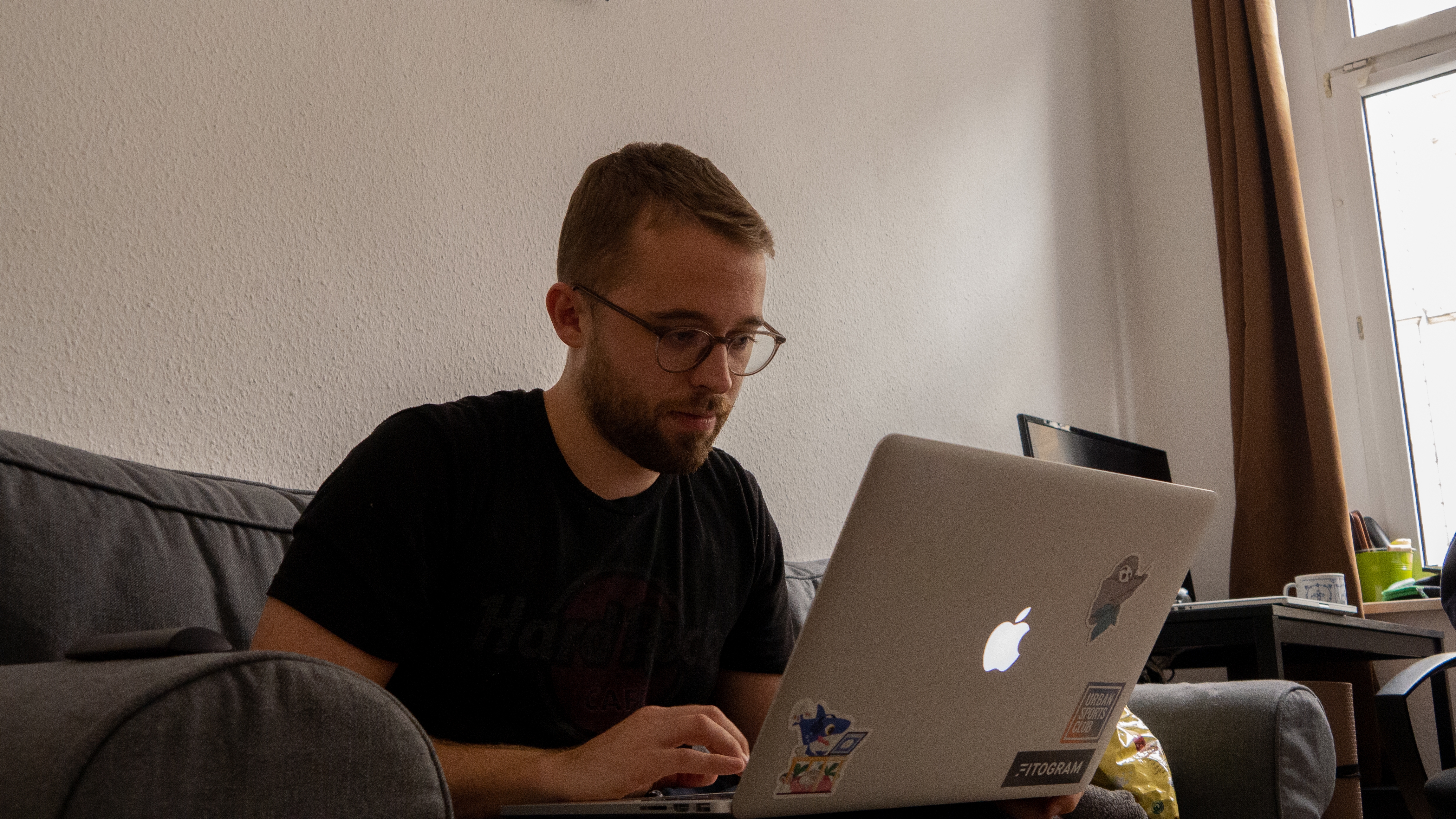Photo of myself with a computer